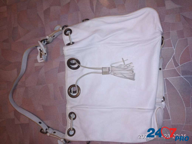 Продам импортную женскую сумку мешок настоящая мягкая кожа слегка б/у Новосибирск - изображение 1