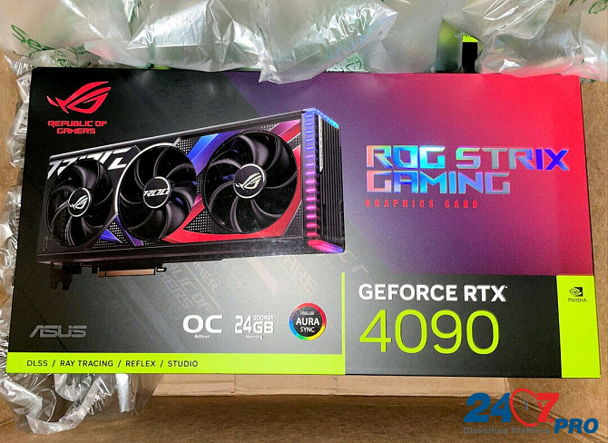 ASUS ROG Strix GeForce RTX 4090 24GB GDDR6X OC Москва - изображение 1