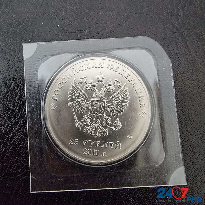 Монета олимпийская сочи, 25 рублей Novosibirsk - photo 2