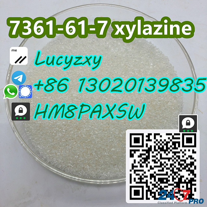 7361-61-7xylazine 7361-61-7xylazine/23076-35-9xylazine hcl What app/Signal/telegram：+86 13020139835 Кашито - изображение 1