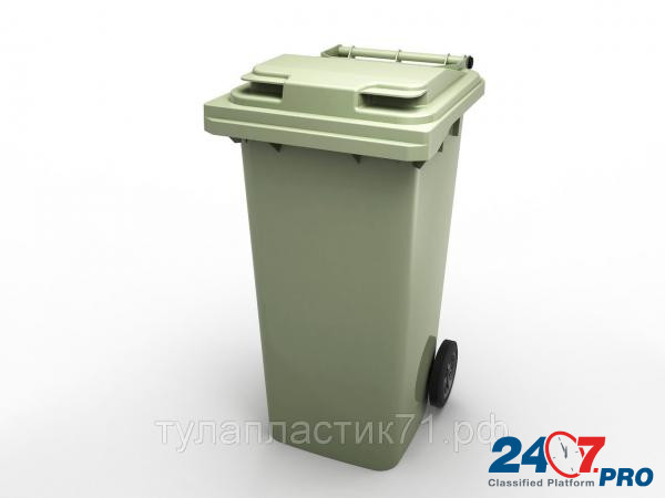Бак для мусора пластиковый 120л Москва - изображение 1