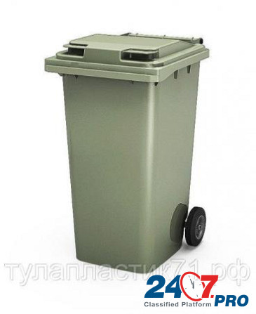 Бак для мусора пластиковый 120л Москва - изображение 2