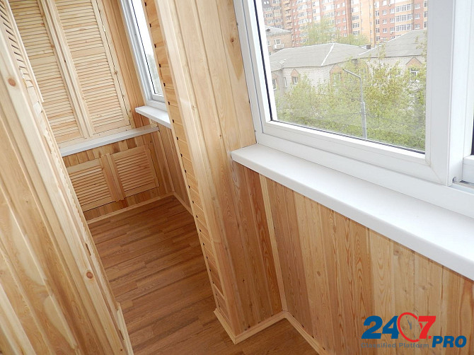 Внутренняя отделка, утепление балконов и лоджий. Krasnoyarsk - photo 11