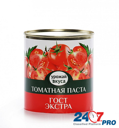 Овощные консервы томатная паста, соусы, кетчупы, консервация оптом от производителя Novosibirsk - photo 8