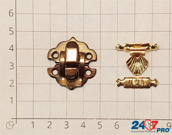 Замки для сумок и шкатулок, накидные и навесные замки, магнитные кнопки Москва - изображение 3