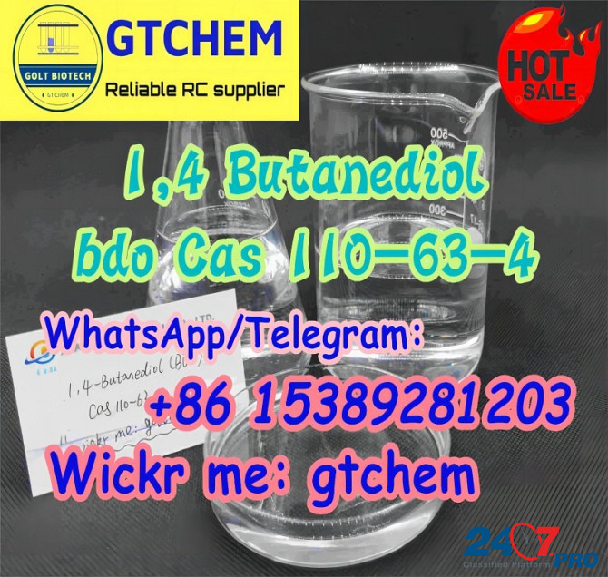 1, 4 bdo 1, 4 Butanediol 1 4 bdo Cas 110-63-4 liquid for sale Telegram:+8615389281203 Freeport - photo 1