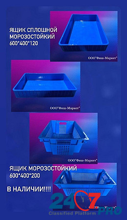 Ящик пластиковый пищевой морозостойкий с перфорацией и без. Владивосток - изображение 4