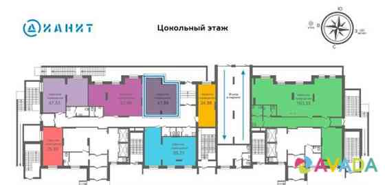Офисное помещение, 41.89 м² Novosibirsk
