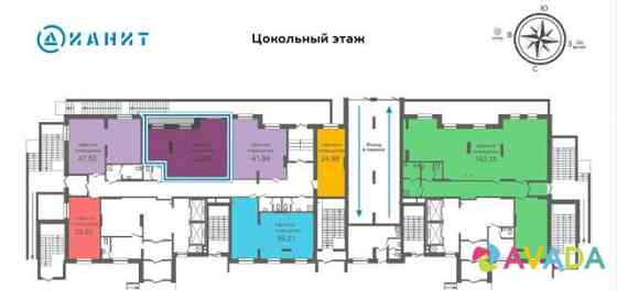 Офисное помещение, 52.06 м² Novosibirsk
