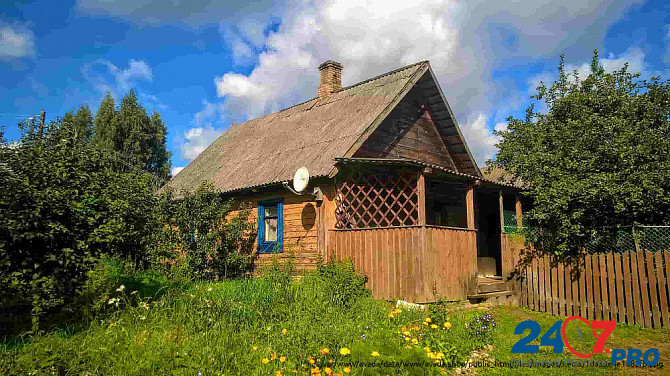 Добротный дом с хоз-вом и баней на хуторе под Псковскими Печорами Псков - изображение 1