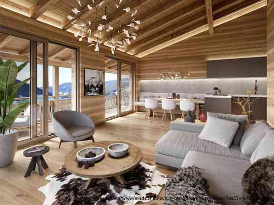 Проект современного дома с террасой с удивительного панорамного вида Trento