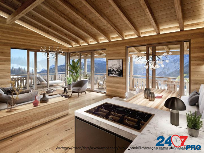 Проект современного дома с террасой с удивительного панорамного вида Тренто - изображение 2