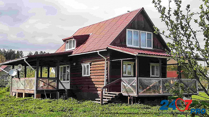Добротный дом с баней на живописной окраине деревни у реки Псков - изображение 2