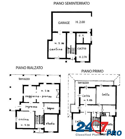 Вилла 307 м2, 7 спален, гараж, 14 км от пляжей Комаккио, 95 км от Венеции, с землей Феррара - изображение 2