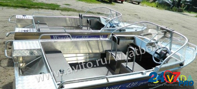 Новая алюминиевая моторная лодка Wyatboat 430 Pro Москва - изображение 5