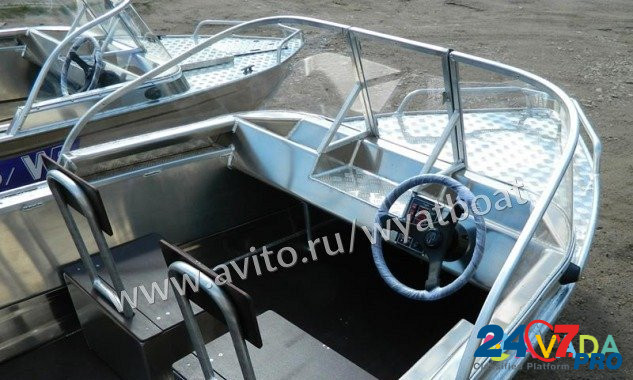 Новая алюминиевая моторная лодка Wyatboat 430 Pro Moscow - photo 4