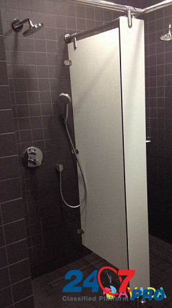 Фурнитура нержавеющая сантехническая для туалетных кабинок и сантехнических перегородок, сталь AISI Москва - изображение 2