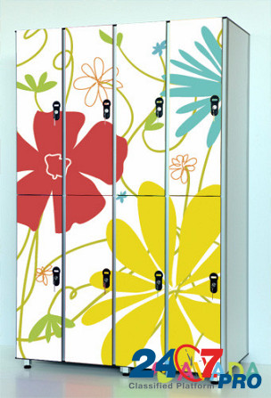Мебель для спортивных раздевалок шкафчики для отелей и гостиниц, локеры для бассейнов из HPL панелей Москва - изображение 6