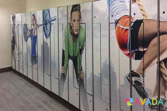 Шкафы локеры HPL для медперсонала, для отелей шкафчики HPL для спортивных раздевалок бассейнов Moscow