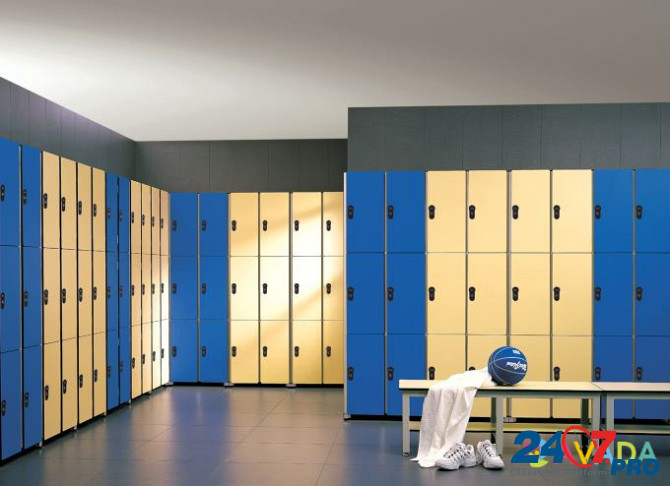 Шкафы локеры HPL для медперсонала, для отелей шкафчики HPL для спортивных раздевалок бассейнов Москва - изображение 4
