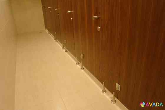 Сантехнические разделительные санитарные туалетные перегородки HPL нержавеющая фурнитура под ключ Moscow
