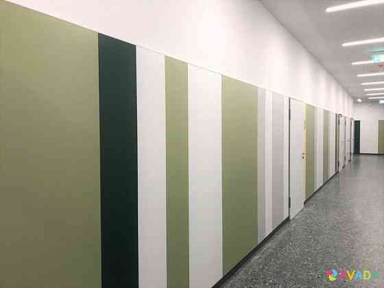 Панели HPL, конструкционный компакт пластик для стен, листовой трудногорючий для интерьеров КМ1 Moscow