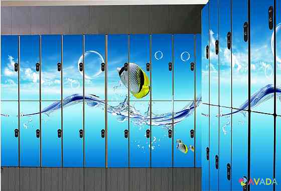 Шкафы шкафчики из пластика HPL для отелей, персонала, спортивных раздевалок, бассейнов, гольф-клубов Moscow