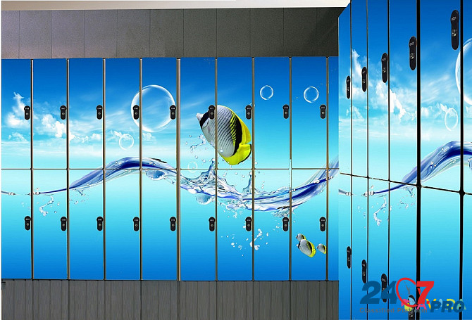 Шкафы шкафчики из пластика HPL для отелей, персонала, спортивных раздевалок, бассейнов, гольф-клубов Москва - изображение 3