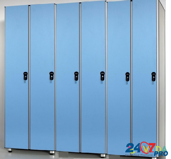 Шкафы шкафчики из пластика HPL для отелей, персонала, спортивных раздевалок, бассейнов, гольф-клубов Москва - изображение 6