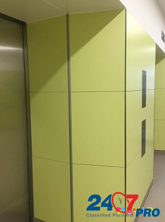 Конструкционный декоративный пластик ДБСП стеновой для интерьеров, дизайн HPL панели для стен КМ1 Москва - изображение 1