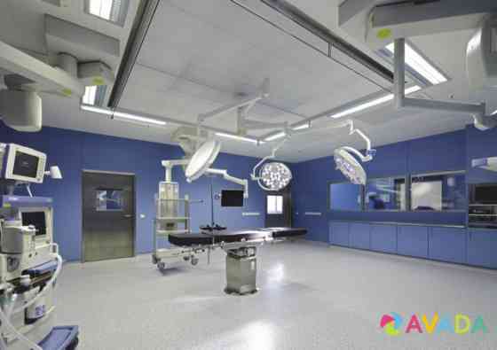 Панели HPL стеновые для отделки больниц и чистых помещений, медицинский гигиенический пластик HPL Moscow