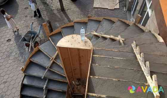 Заливка монолитных лестниц Derbent