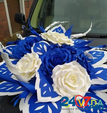 Свадебное украшение на авто Сосногорск - изображение 3