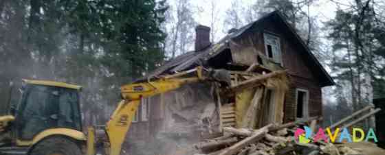 Демонтаж дома, снос построек Псков