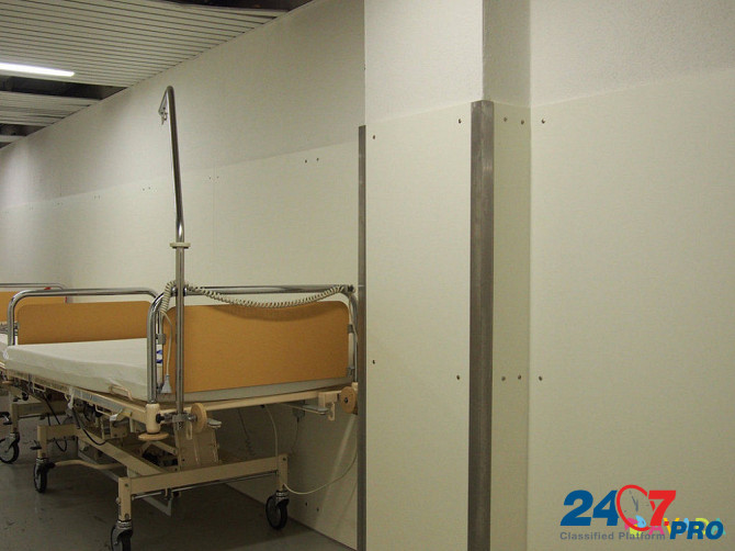 Санитарные медицинские HPL панели для отделки больниц и палат клиник, пластик стеновой ДБСП КМ1 Москва - изображение 7