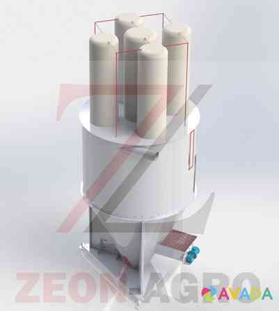 Вертикальный смеситель со шнеком ввода добавок Мощность 5, 87 кВт Объём 5 м3 Yoshkar-Ola