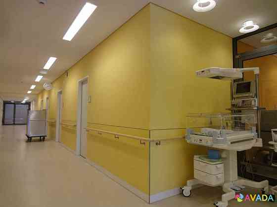 Стеновые медицинские антибактериальные панели для оперблоков и больниц чистые помещения отделка HPL Moscow