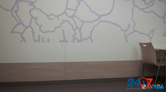 Отбойники HPL для защиты стен интерьеров и коридоров, медицинские отбойные доски HPL, стеновые HPL Москва - изображение 6