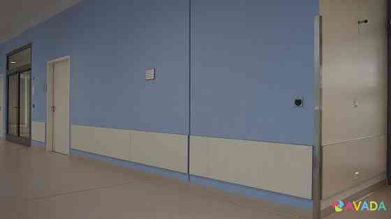 Гигиенический стеновой медицинский бумажно-слоистый пластик HPL для отделки больниц, госпиталей КМ1 Moscow