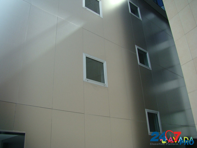 Конструкционный фасадный пластик для наружной отделки зданий и отделки балконов, антивандальный КМ1 Москва - изображение 7