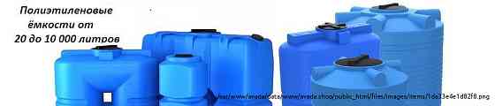 Пластиковые ёмкости для хранения воды и топлива Tula