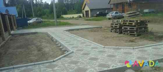 Укладка тротуарной плитки брусчатки установка бард Neftekamsk