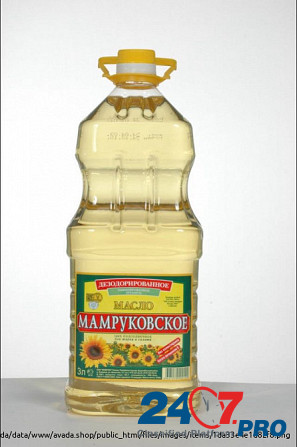 Рафинированное нерафинированное подсолнечное масло "Мамруковское" от производителя оптом Krasnodar - photo 8
