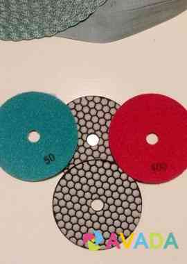 Алмазные диски для доводки плитки- черепашки Uglich