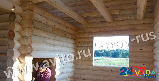 Сруб бани 6.0х8.0м. с террасой и балконом (Видео) Gorbunki - photo 6