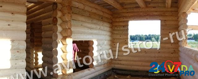 Сруб бани 6.0х8.0м. с террасой и балконом (Видео) Gorbunki - photo 7