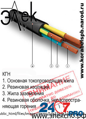 КГН кабель не распространяющий горение, негорючий Санкт-Петербург - изображение 1