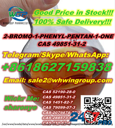China Manufacturer Supply 2-BROMO-1-PHENYL-PENTAN-1-ONE CAS 49851-31-2 to Russia/Ukraine/USA/Austral Лондон - изображение 3