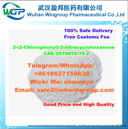 100% Pass Customs 2-(2-Chlorophenyl)-2-nitrocyclohexanone CAS 2079878-75-2 with High Quality and Saf London
