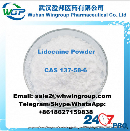 8618627159838 Lidocaine CAS 137-58-6 Benzocaine/Tetracaine with High Quality 100% Safe Delivery Лондон - изображение 1